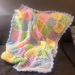 Colorful Crochet Baby Blanket